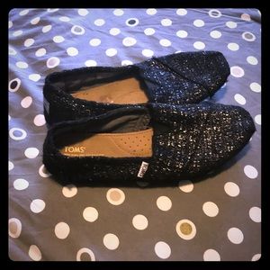 Toms black sparkle